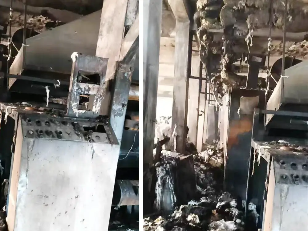 Second-Hand relax dryer European & American Equipment Causes Devastating Fire
